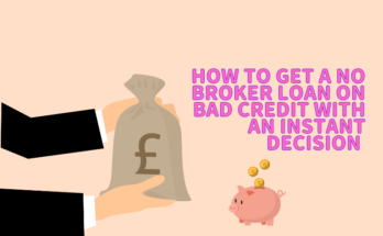 no broker loans for bad credit instant decision