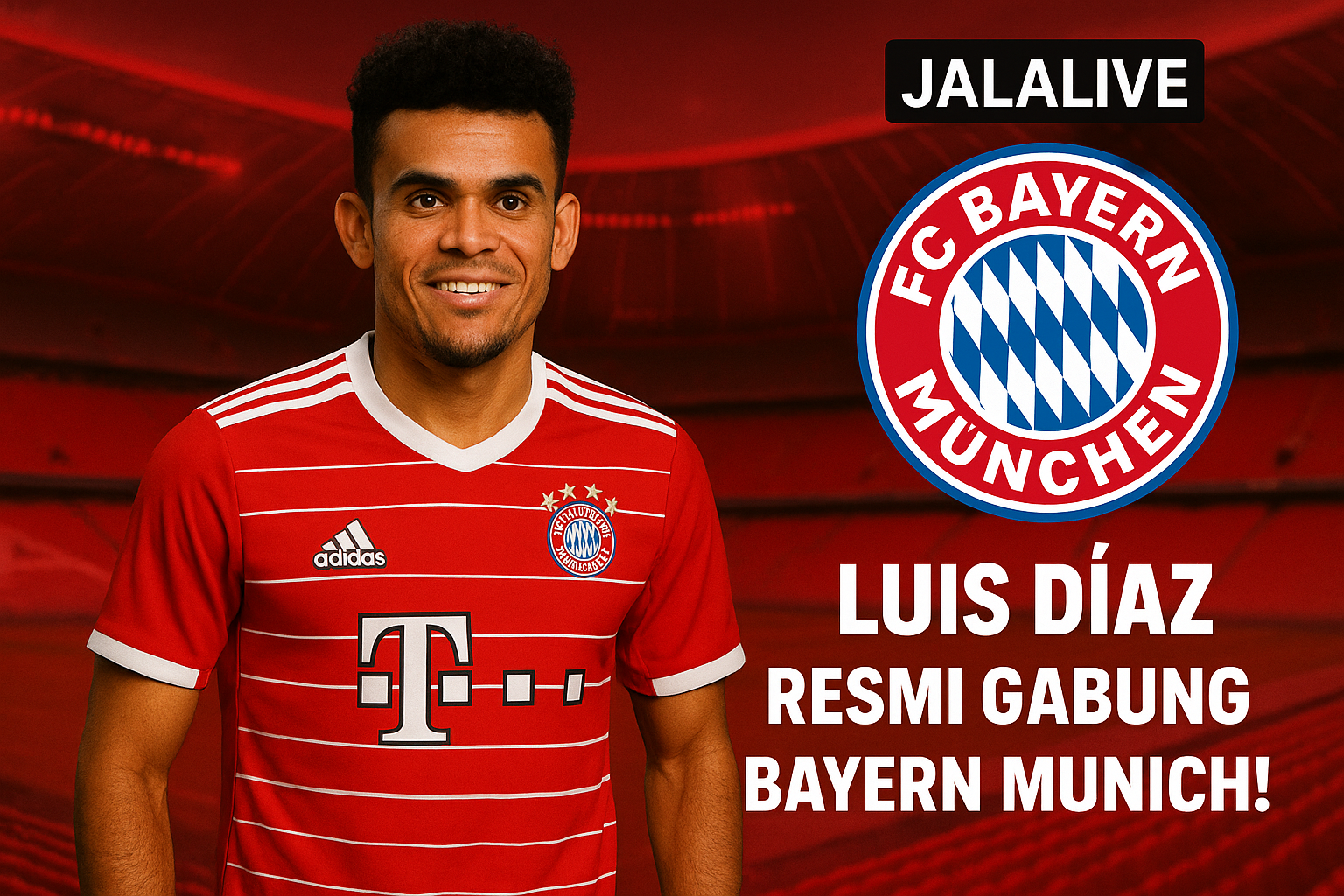 Jalalive : Luis Díaz Rekrutan Anyar Bayern München – Memperkuat Tim Bavarian di Musim Depan