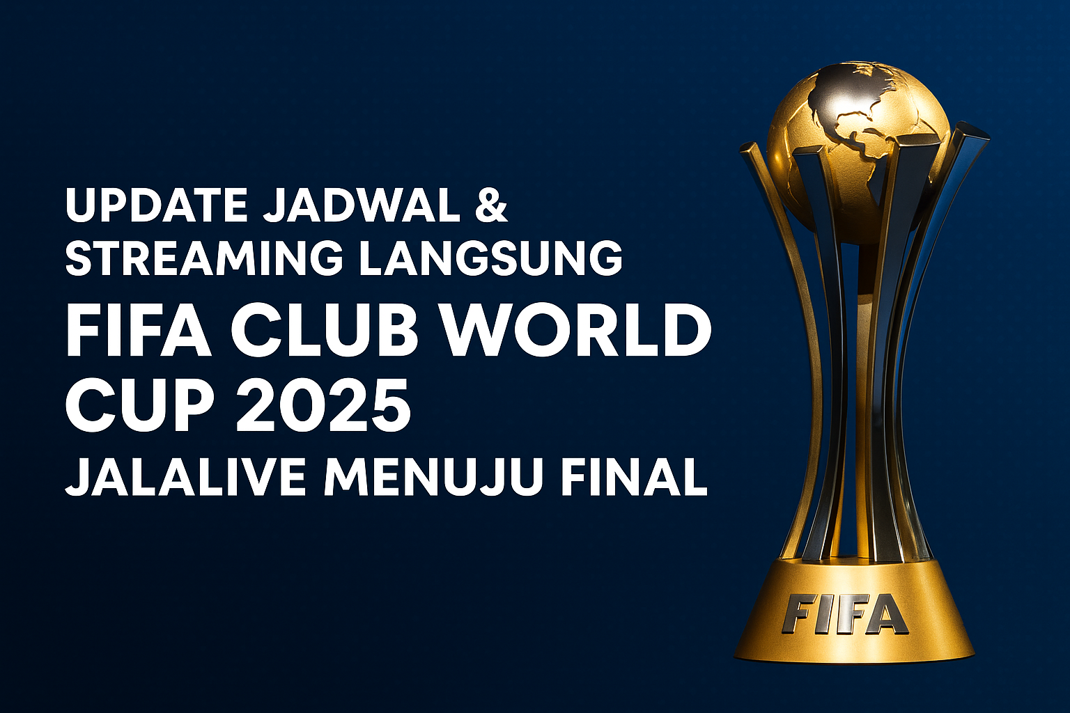Update Jadwal & Streaming Langsung FIFA Club World Cup 2025 Jalalive Menuju Final – Segera Kembali di Layar Anda!