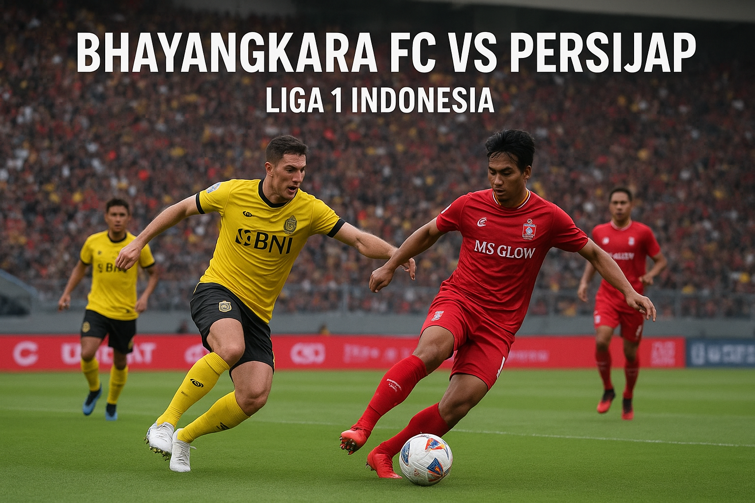 Bhayangkara FC vs Persijap Duel Seru Liga 1 Indonesia Sore Ini di Jalalive!