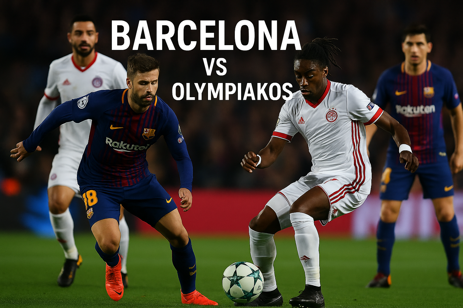 Jalalive Siarkan Live Barcelona vs Olympiakos 23.45 WIB – Saksikan Pertarungan Seru di Liga Champions!
